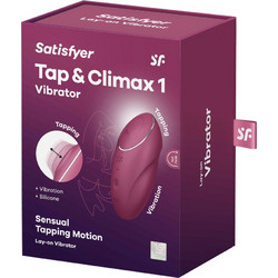 Satisfyer Tap & Climax Κλειτοριδικός Δονητής Κόκκινος