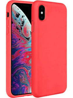 Θήκη Rubber Ενισχυμένης Σιλικόνης για iPhone X/ Xs Κόκκινο