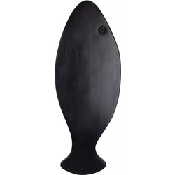 Επιφάνεια Κοπής ArteLibre Ψάρι Μαύρο Ξύλο 39.5x15.6x1.5cm