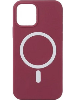 Magsafe Back Cover / Μαγνητική Θήκη HQ Για Iphone 14 Plus - Χρώμα : Μπορντό