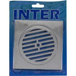 ΣΧΑΡΑΚΙΑ ΣΙΦΩΝΙΟΥ ZAMAK 120x120mm INTER (ΚΑΡΤΕΛΑ)
