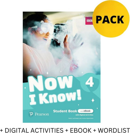 NOW I KNOW 4 SB PACK (+ DIGITAL ACTIVITIES + EBOOK + WORDLIST)