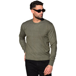 Ανδρική πλεκτή μπλούζα στρογγυλή λαιμόκοψη λαδί (ΚΩΔ.AB73)
