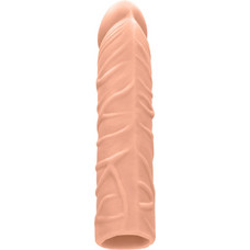 Shots RealRock Sleeve Κάλυμμα Επιμήκυνσης Πέους 17.5cm Flesh