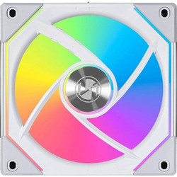 Lian Li Uni Fan Infinity Case Fan 120mm ARGB με Σύνδεση 3-Pin 4-Pin PWM 3τμχ White