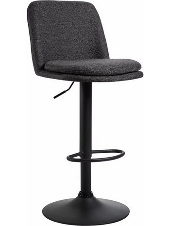 Varossi Kross Γκρι 200-117 Σκαμπό Bar Εσωτερικού Χώρου 42 x 51 x 91-112cm