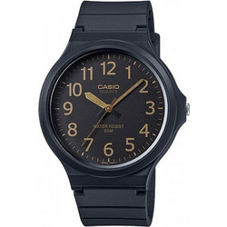 Casio Standard Ανδρικό Ρολόι με Μαύρο Καουτσούκ Λουράκι MW-240-1B2VDF