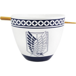 Attack On Titan : Ramen Bowl With Chopstick Emblem (470ml)
