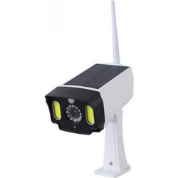Ομοίωμα κάμερας, Dummy IR Realistic looking camera Solar Panel Light T28 Led SMD, Motion Detection, Light Operated