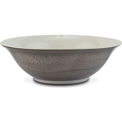 Σαλατιέρα Alexandra 10-085-014 Φ23x7,3cm Grey Nava Medium Πορσελάνη