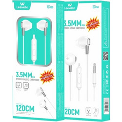 Leewello EJ-050 Handsfree Earbud 3.5mm White