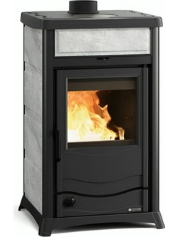 La Nordica Termorossella Plus Evo D.S.A Natural Stone Ατσάλινη Ξυλόσομπα Καλοριφέρ 12.6kW
