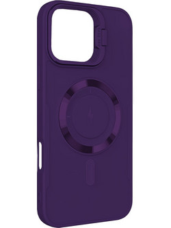ObaStyle Creative Camera Stand Case για Apple iPhone 16 Pro - Βαθύ Μωβ