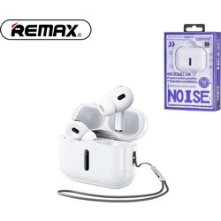 Bluetooth Ακουστικά in-Ear με Noise Cancellation και Θήκη Φόρτισης - Remax Earbud Bluetooth Handsfree Λευκό
