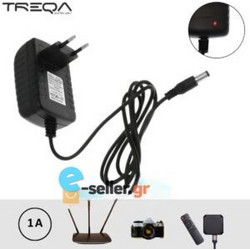 Universal Τροφοδοτικό Πρίζας 1A - 220V AC σε DC 12V - Treqa