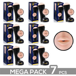 IntoYou Toro MANN1 Male Pocket Mouth Αυνανιστήρι με Δόνηση 7τμχ
