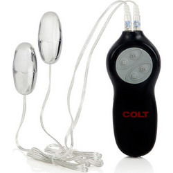 CalExotics Colt 7 Twin Turbo Bullets Δονητής Egg για Ζευγάρια με Τηλεχειριστήριο