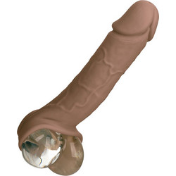 CalExotics Maxx Life-Like Extension 8 Κάλυμμα Επιμήκυνσης Πέους Brown Skin
