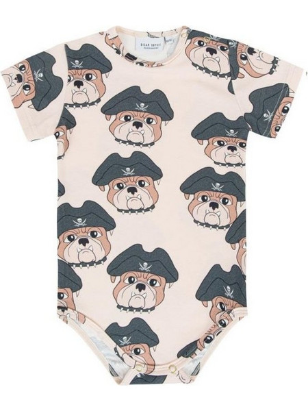 DEAR SOPHIE Κοντομάνικο κορμάκι Dog the Pirate Light