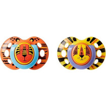Tommee Tippee Fun Style Ορθοδοντικές Πιπίλες Σιλικόνης 18-36m Τίγρης 2τμχ