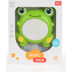 Moni Μουσικό Παιχνίδι Τύμπανο Frog 12+ Μηνών