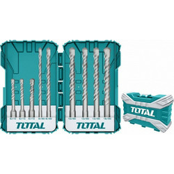 Total TACSDL30901 Σετ 9 Τρυπάνια με SDS Plus Στέλεχος για Δομικά Υλικά
