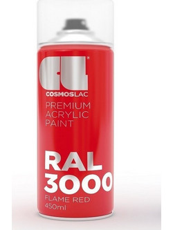 Falcon Paint Spray Βαφής RAL 3000 Flame Red 400ml
