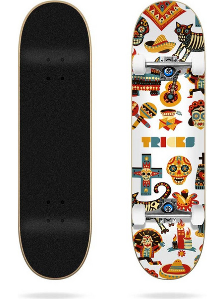 TRICKS Muertos Complete Skateboard 7.375