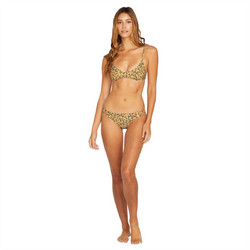 Volcom Bikini Slip Animal Print Καφέ O2212302