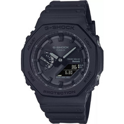Casio G-Shock Ανδρικό Ρολόι Χρονογράφος Solar με Μαύρο Καουτσούκ Λουράκι GA-B2100-1A1ER