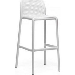 Lido Λευκό σκαμπό bar Ύψος καθίσματος 65cm 49x49.5x76.5εκ. ΚΩΔΙΚΟς40345.00.000