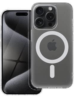 Θήκη κινητού Forcell Frost Mag Cover Compatible with MagSafe for iPhone 11 Pro Transparent