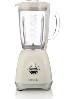 Gorenje Retro B800RL Μπλέντερ για Smoothie με Γυάλινη Κανάτα 1.8lt 800W Λευκό