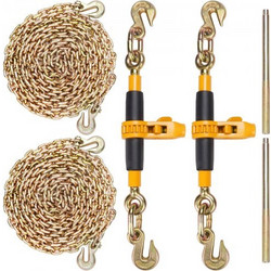 VEVOR Δεσμευτές Αλυσίδας 2τμχ, 3/8"-1/2" 12000 lbs, Αντιολισθητική Λαβή για Φορτηγά DLTJLLJQTYCBBHNAQV0