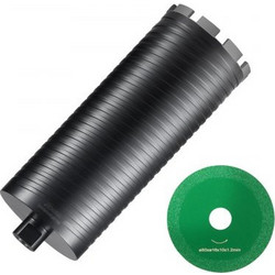 VEVOR Διαμαντοκορώνα 4.25" για Υγρή/Ξηρή Διάτρηση, 9.5" Βάθος, 5/8"-11 Σπείρωμα JGSQXZTGSS1031JAXV0