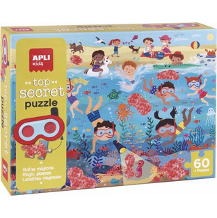 Παιδικό Puzzle APLI Top Secret Beach 60 Κομμάτια