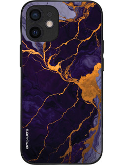 Sonique Marble Series Θήκη iPhone 12 mini Purple