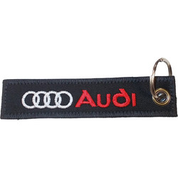 Υφασμάτινο μπρελόκ AUDI με κέντημα FLAT