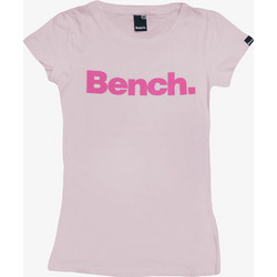 BENCH Women Dot logo T-Shirt - LIGHT PINK - 1019-1028-2001-LTPINK