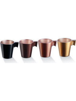 Luminarc Φλυτζάνι Espresso Γυάλινο Σετ 4Τμχ. Flashy 80ml