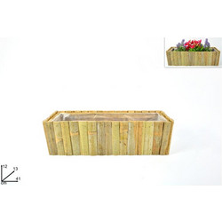 Ζαρντινιέρα Ξύλινη 12x13x41cm