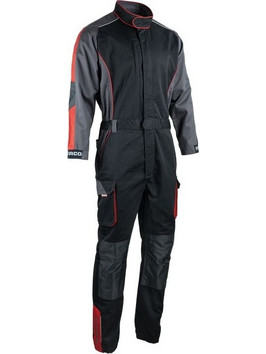 FACOM FXWW4010E Φόρμα Racer Black/Stone/Red FR5