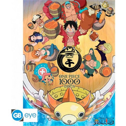 Abysse: One Piece - 1000 Logs Cheers Chibi Poster (52X38) (ABYDCO797)