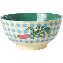 Mπωλ Ραπανάκι Radish Ravishing Mελαμίνη 15x7cm Rice (2 Tεμάχια)