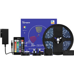 Sonoff Smart LED Light Ταινία LED Τροφοδοσίας 12V RGB Μήκους 5m Σετ με Τηλεχειριστήριο και Τροφοδοτικό