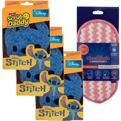 3x Scrub Daddy Stitch + ΔΩΡΟ CleanTonic μαξιλαράκι καθαρισμου