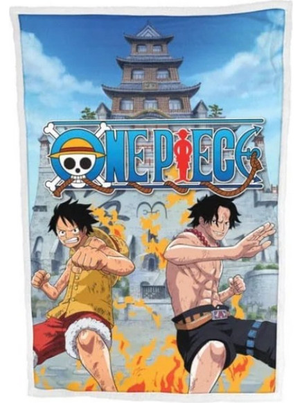 Fleece Κουβέρτα Luffy + Ace
