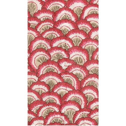 Xαρτοπετσέτες Guest Pontchartrain Scallop Red 10.8x19.8cm Caspari (15 Tεμάχια)