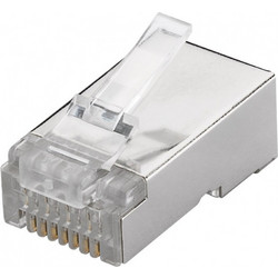 GOOBAY βύσμα RJ45 93829, CAT 6 STP, μεταλλικό, 10τμχ 93829