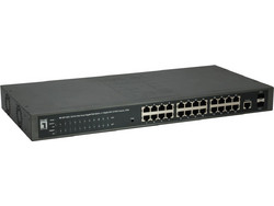 LevelOne GEP-2652 Unmanaged L2 Switch με 24 Θύρες Ethernet 1000Mbps και 2 SFP θύρες
